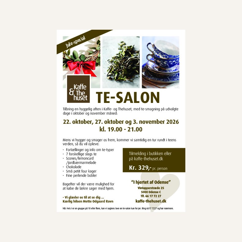Tesalon JULESPECIAL  d. 27.oktober 2026