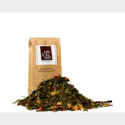 Grn hvid granatble te