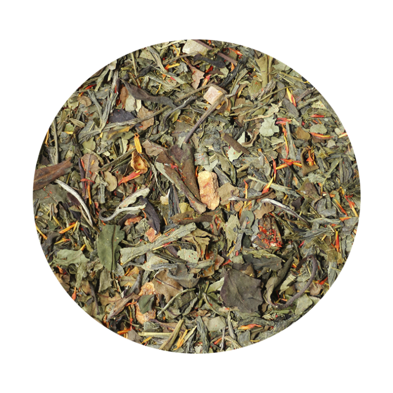 Gr�n/Hvid Granat�ble te