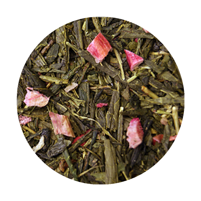 Husets Gr�n Rabarber Fl�de te