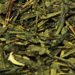 Husets grn jordbr rabarber te